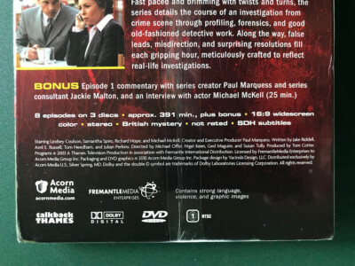 Murder Investigation Team, Series One (3 DVDs, Slipcovr) MINT