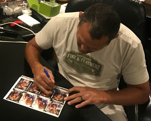 Dan Henderson Signed 2015 Topps UFC Chronicles Victorious Debut Card VD3 BAS COA - Picture 3 of 12