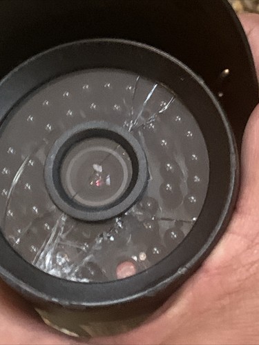 1 Q-See QM7007B Security Cameras Damaged Glass Cut Wire As Is For Parts - Picture 4 of 4