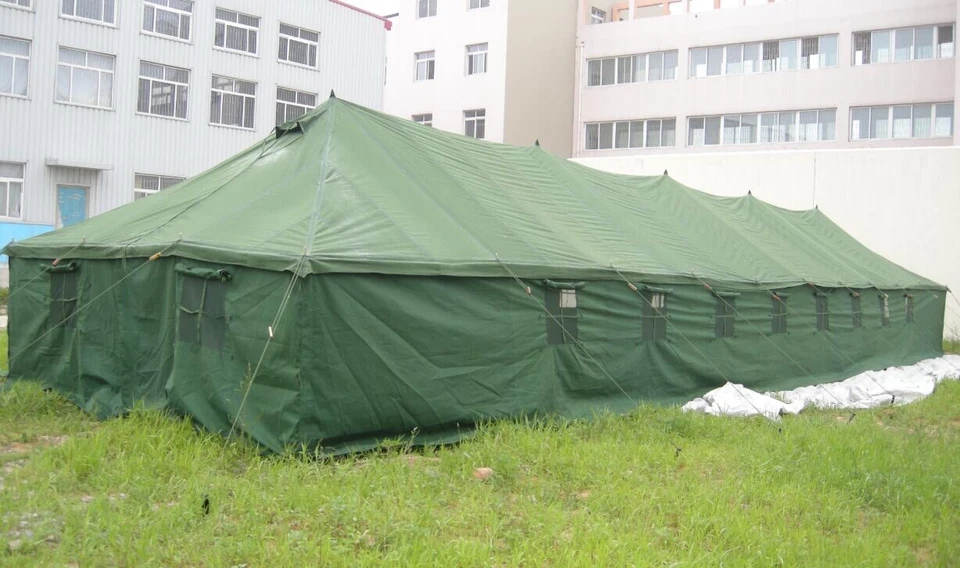 Caça militar - acampamento impermeável 20 pessoas tenda 35 pés - serviço pesado - verde OD - Imagem 4 de 4
