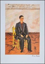 FRIDA KAHLO *Autoritratto Con.. * 70 X 50 CM * Litografia *Limitato # 91/250