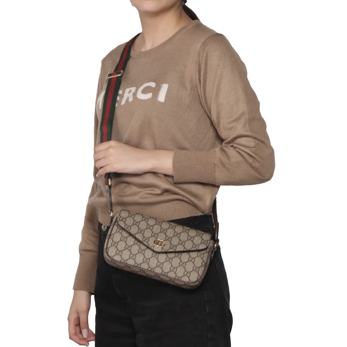 GUCCI Shoulder Bag Women Supper Mini Ophidia Canvas 764961
