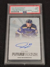 2021-22 SP AUTHENTIC JAKE NEIGHBOURS #ed 223/499 PSA 9 FUTURE WATCH RETRO AUTO
