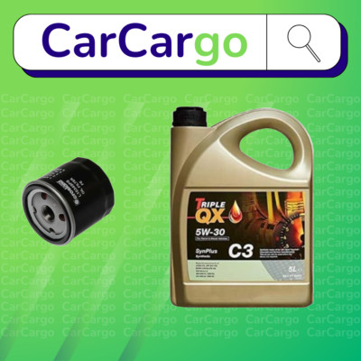 Service Kit For Ford C-Max 1.6 CNG Petrol 2013-2014 Oil Filter Triple QX 5W-30