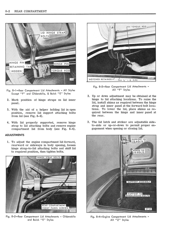 Manual de serviço Fisher Body 1968 - Imagem 3 de 3