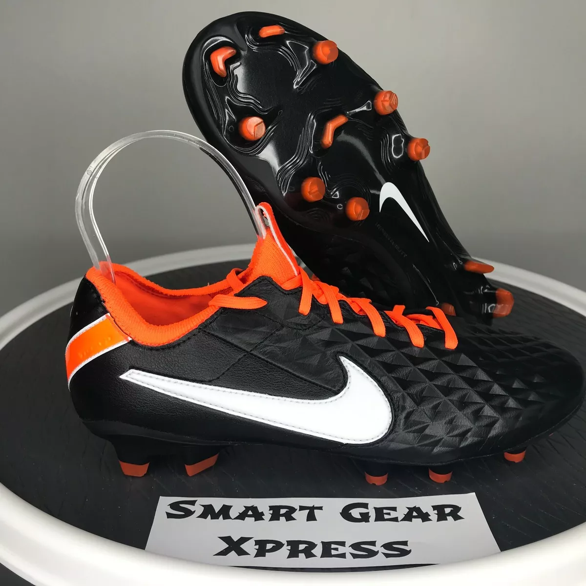 Nike Tiempo Legend 8 Elite IV FG Black Orange Soccer Spikes CI7587 018 Men s 6