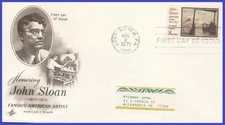USA5 #1433 ADDR ARTCRAFT FDC   John Sloan