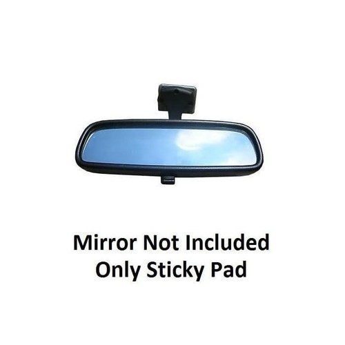 Nuevo Espejo retrovisor interior coche doble cara fuerte palo almohadilla almohadillas de vidrio X2 - Imagen 5 de 5