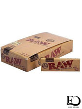 Raw Unrefined Classic 1.25 1 1/4 Size  Rolling Papers Full Box 24 Pack