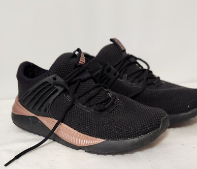 Puma Womens Pacer Future Lux 380606-01 Black Running Shoes Sneakers Size 6.5