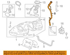 GM OEM 16-18 CT6 Fuel System Fuel System Components-Filler Pipe 84488692