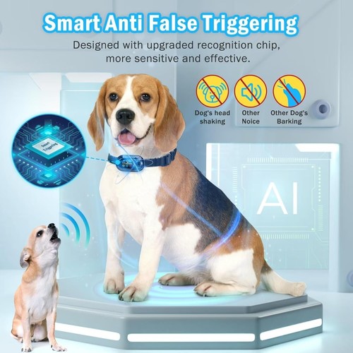 ๐ถ2 Pack Dog Bark Collar, Upgraded LED Screen Dog Shock Collars for Large/Medium - Picture 4 of 9