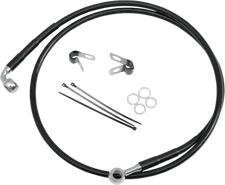 Drag Specialties Standard Length Front Stainless Steel Brake Line Kit #1741-2580