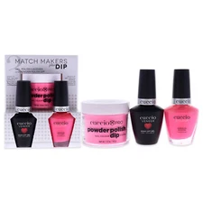 Match Makers Plus Dip - Pretty Awesome by Cuccio Colour for Women - 3 Pc Set