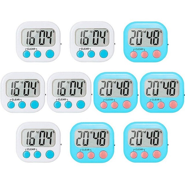 10 Pack Small Digital Timer for Kids Classroom Timers for Teacher