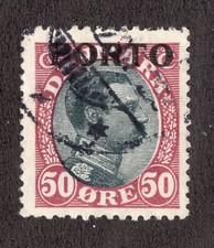 DENMARK  #J7   USED    (1607017)