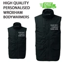 Personalised Winter Wroxham BODYWARMER Gilet Work Wear Company Customised TEXT