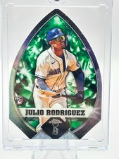 JULIO RODRIGUEZ 2022 TOPPS CHROME BEN BALLER DIAMOND DIE CUT GREEN REF 83/99 JC