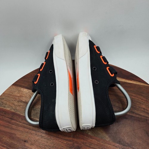 Converse Jack Purcell 3V Shoes Women 5.5 Black White Canvas Triple Strap Sneaker - Picture 7 of 11