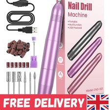 20000 RPM Electric Nail File - Adjustable Speed Professional Nail Drill Kit