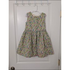 Mini Boden Floral Sleeveless Party Dress Size 5-6
