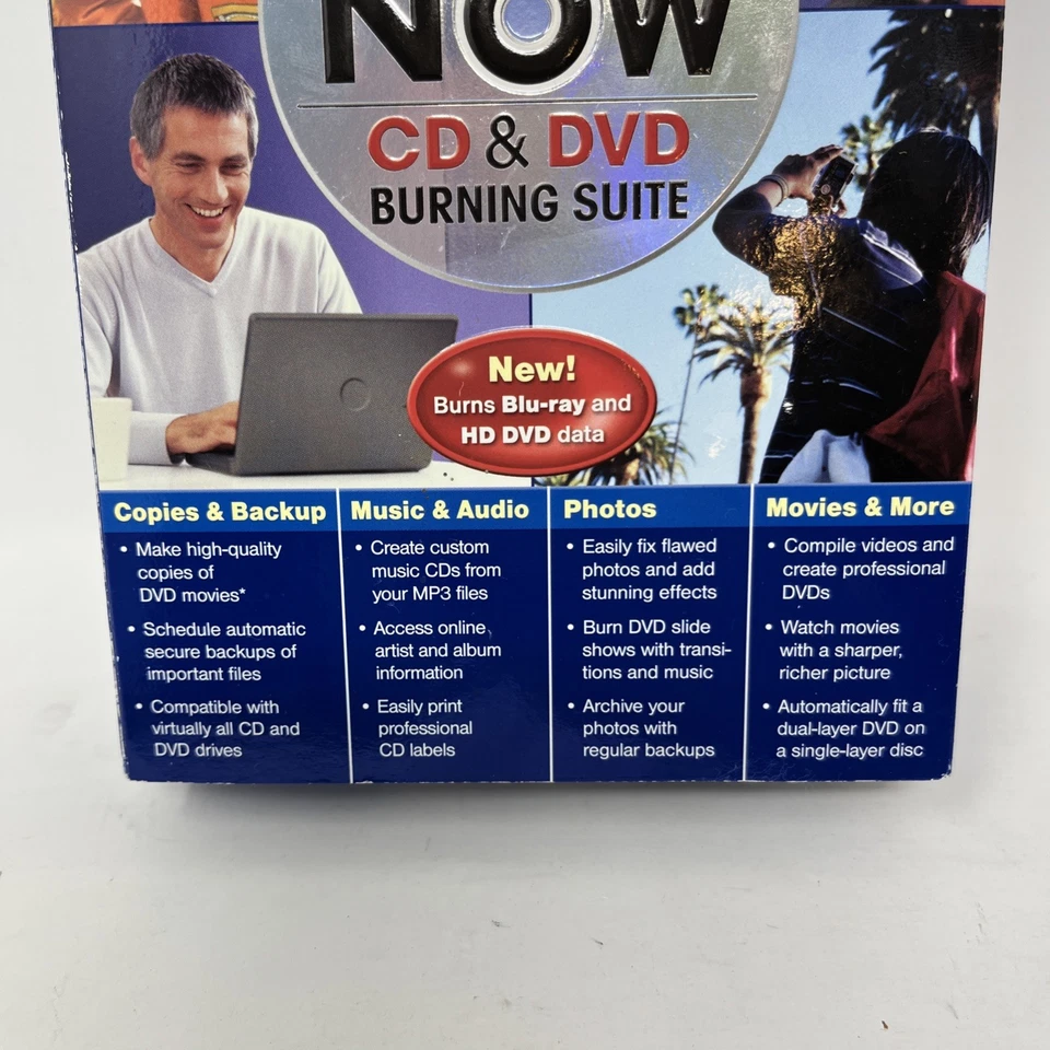 Suite de grabación de CD y DVD Nova Development Media Now, software y manual Foto 2 de 4