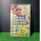 New Super Mario Bros. U Deluxe Nintendo Switch Case and Cartridge TESTED WORKING