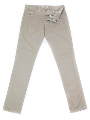 Luigi Borrelli Beige Solid Hose - Super Slim - 36/52 - (CARSS29310523)