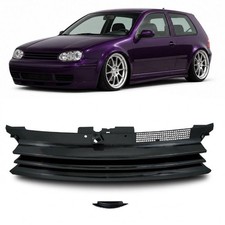 Kühlergrill schwarz Sport Grill Frontgrill ohne Emblem Premium für VW Golf 4 1J