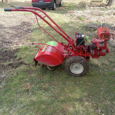 #ad Troy bilt Horse Electric Start Rototiller $900.00