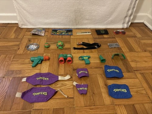 Vintage 90s TMNT Teenage Mutant Ninja Turtles Lot Mixed items FREE SHIP
