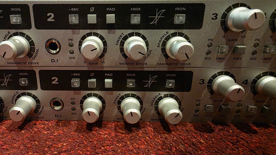 Audient ASP800 8 Channel Microphone Preamplifier and ADC With HMX & Iron - Image 4 of 4