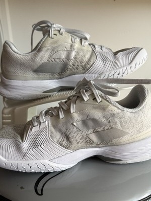 Babolat Jet Mach 3 All Court Women s Tennis Shoes White/Gray US 7.5 Medium