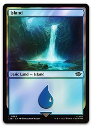 Island (0265) - Foil - The Lord of the Rings: Tales of Middle-earth