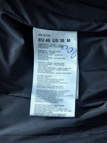 Bogner Fire+Ice Chaqueta Parka de Plumón para Hombres Talla M Negra - Imagen 17 de 23