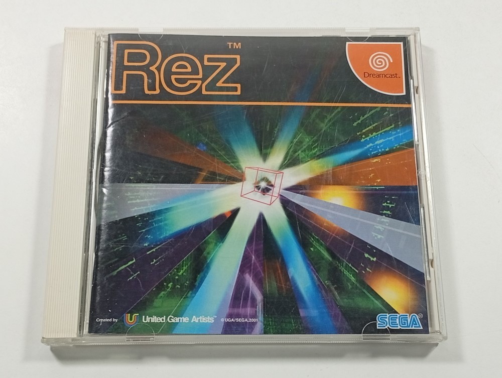 REZ SEGA DREAMCAST (DC) NTSC-JAPAN (COMPLETE WITH SPIN CARD - GOOD CONDITION)