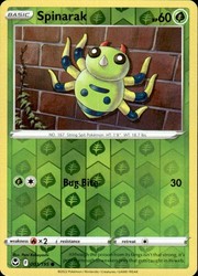 Spinarak 003/195 Silver Tempest Reverse Holo Common