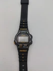 Vtg Timex Ironman Triathlon Indiglo Watch Mens 8-Lap New Battery Black/Gold