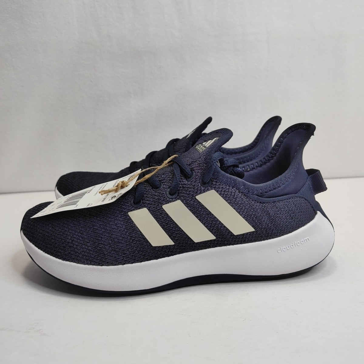 adidas Cloudfoam Pure SPW Running Shoes Navy/White Women's