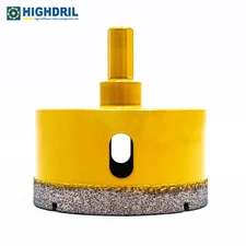 1pc 65mm Diamond Hole Saw Core Drill Bit Triangle Shank Tile Hole Saw Cutter