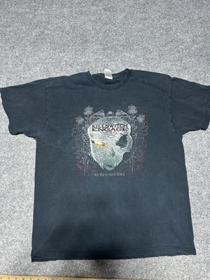 Vintage Y2K Killswitch Engage 2006 As Daylight Dies Metalcore Black T-Shirt XL