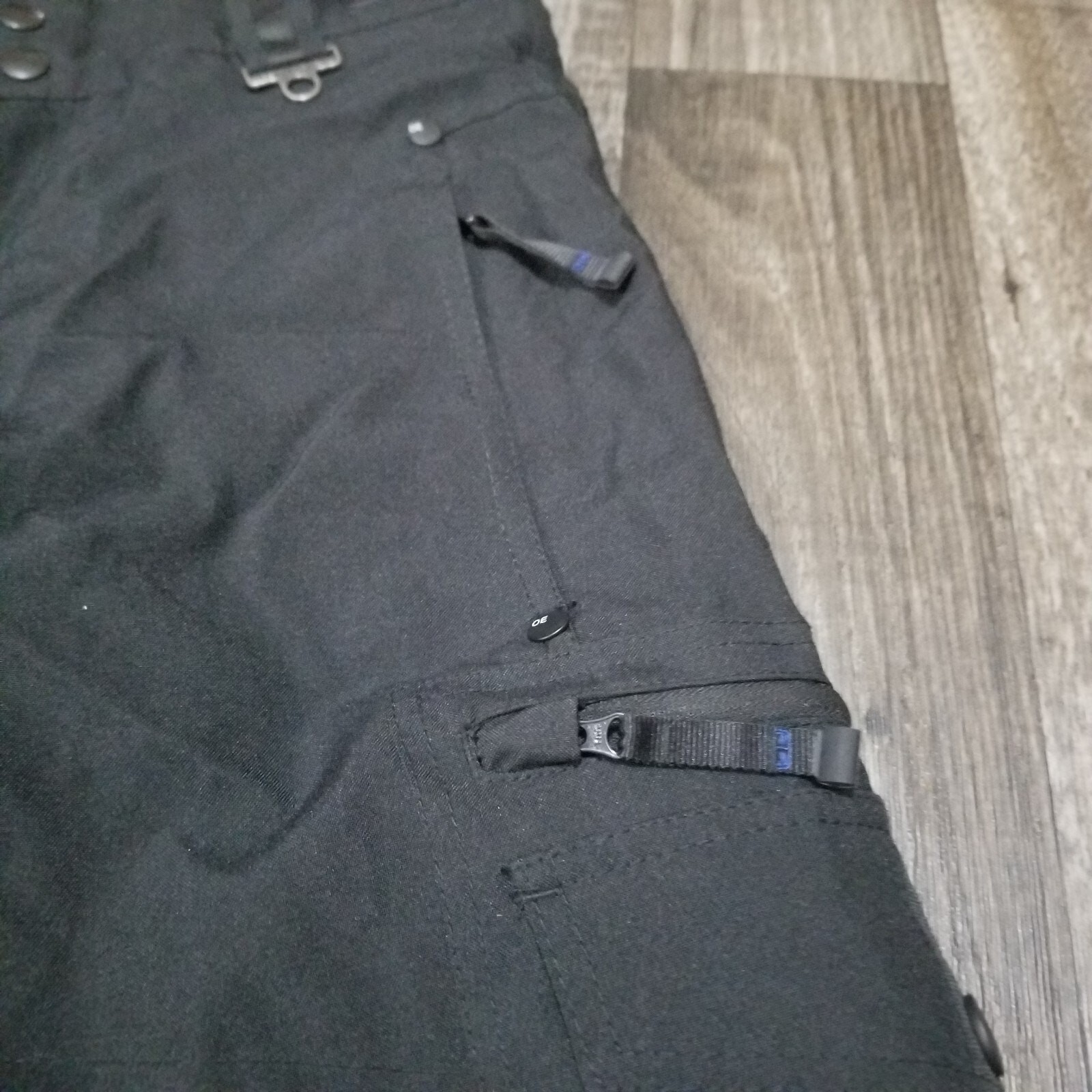 Ocean Earth Pro Snow Ski Pants Black Insulated Outdoor Activewear Mens Small