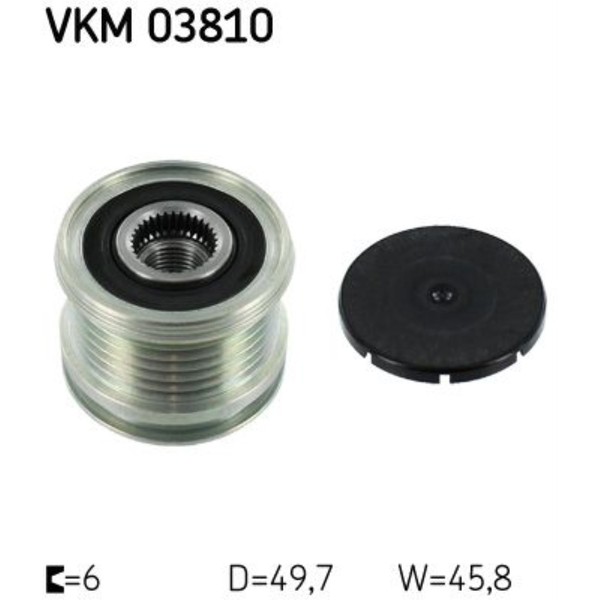 SKF Generatorfreilauf FüR Mercedes-Benz C-Klasse T-Model S204 S205 Glk-Klasse-image