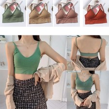 Running Thin Strapes Sports Bra Nylon Women Sports Bra Gym Bra Backless  Women