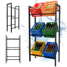 Getränkekistenregal Getränkeregal Kistenregal Kastenregal Regal Metall 6 Kästen