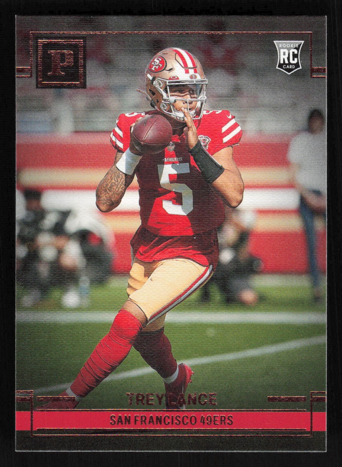 2021 Panini Chronicles #PA-3 Trey Lance Rookie RC Card TCCCX e