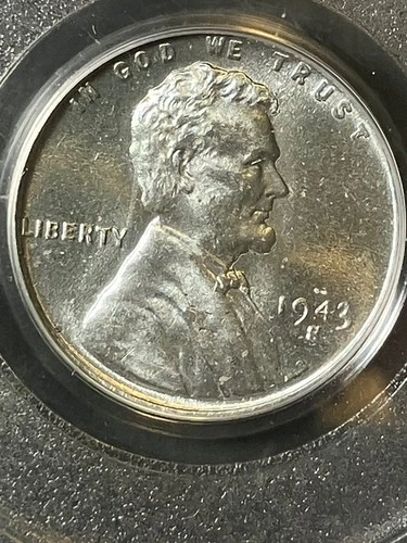 Bright MS66 Steel Cent 1943-S Wheatback Penny PCGS 71892653