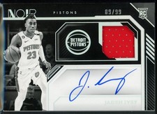 Jaden Ivey 2022-23 Panini Noir #311 #/99 Patch Autographs