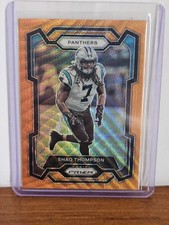 2023 Panini Prizm - Shaq Thompson #45 Orange Wave Prizm /60