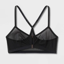 Women's Mesh Triangle Bralette - Auden™ Black M